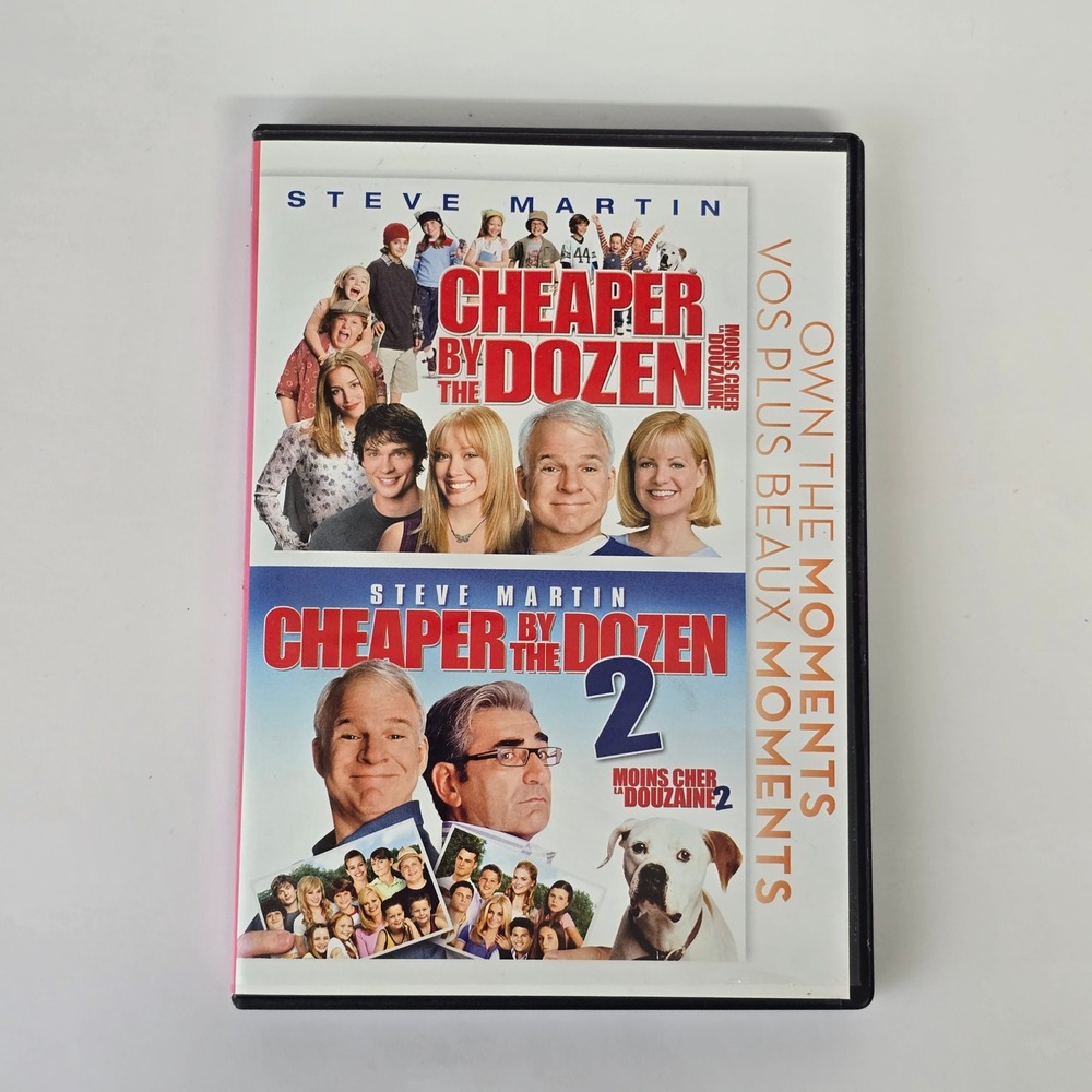 Cheaper by the Dozen 1 & 2 DVD 2-Movie Set Steve Martin